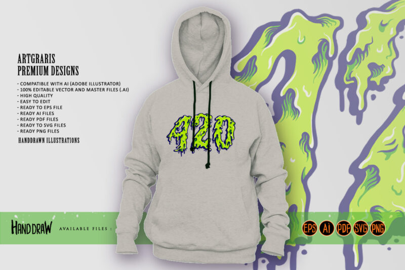 420 Cannabis Melt Typeface