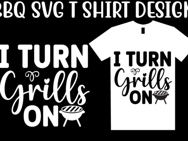 Bbq svg t shirt design template