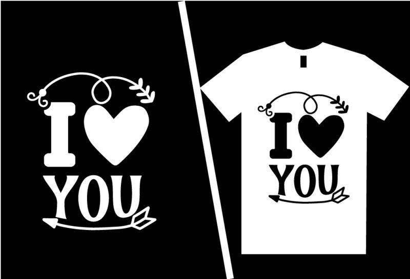 Love SVG T shirt Design Template - Buy t-shirt designs
