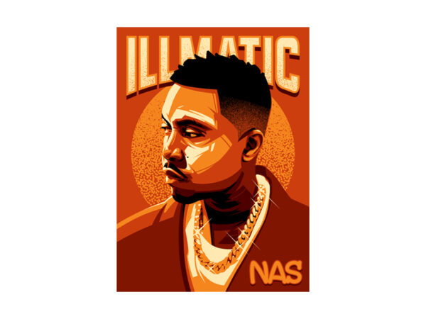 Illmatic nas t shirt design for sale