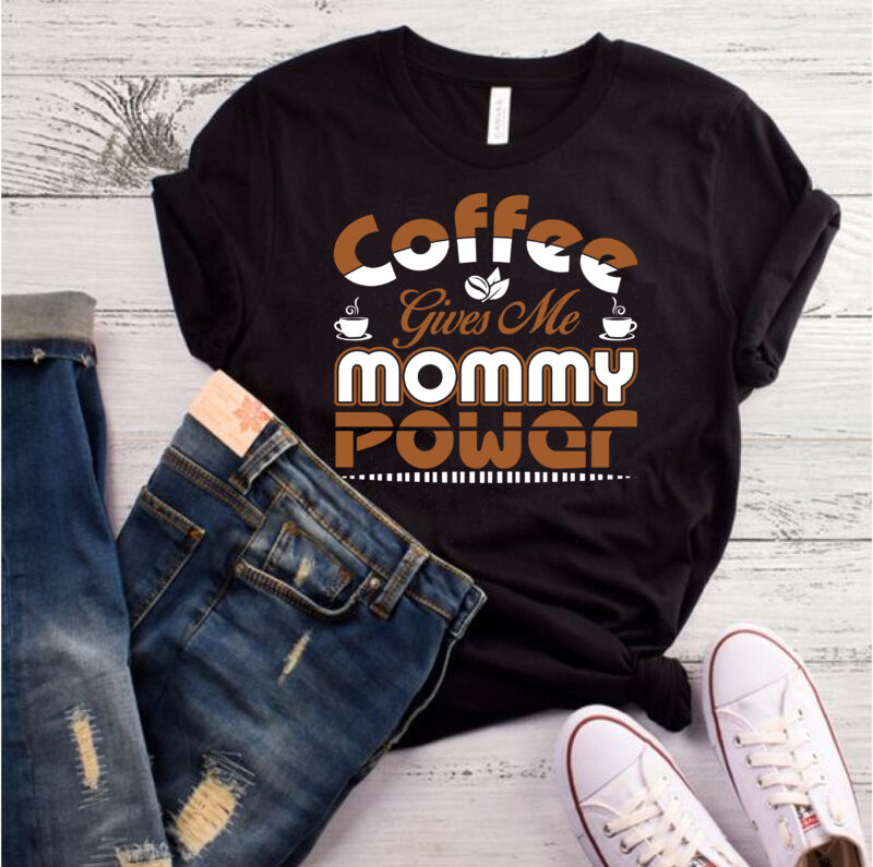 Best Selling Coffee T-Shirt Designs Bundle for commercial use.