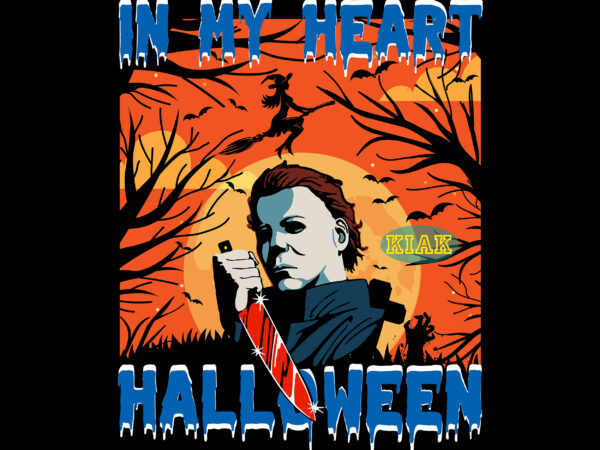 In my heart halloween svg, halloween tshirt design, halloween, devil vector illustration, halloween death, pumpkin scary svg, halloween party svg, pumpkin horror svg, spooky, scary halloween svg, spooky halloween svg,
