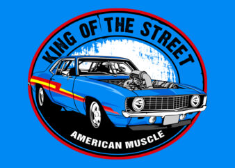 KING OF STREET t shirt vector art