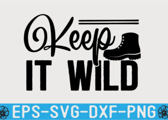 Hiking SVG T shirt Design Template