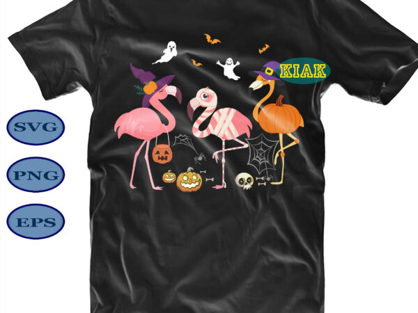 Halloween t shirt design, spooky flamingo svg, funny flamingo svg, flamingo svg, halloween party svg, scary horror halloween svg, spooky horror svg, halloween svg, halloween horror svg, witch scary svg,