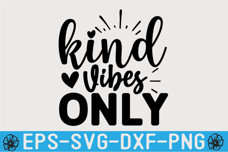 Kindness SVG T shirt Design Template