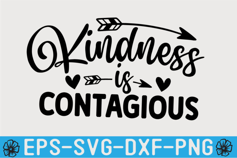 Kindness SVG T shirt Design Template