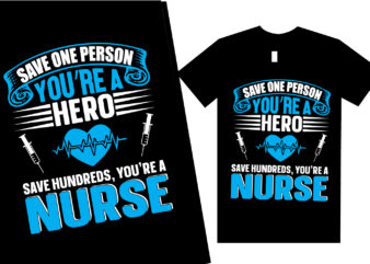 Nurse T shirt Design Template