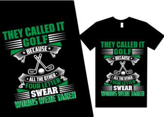 Golf Tournament T shirt Design