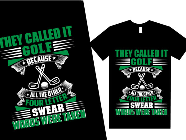 Golf tournament t shirt design