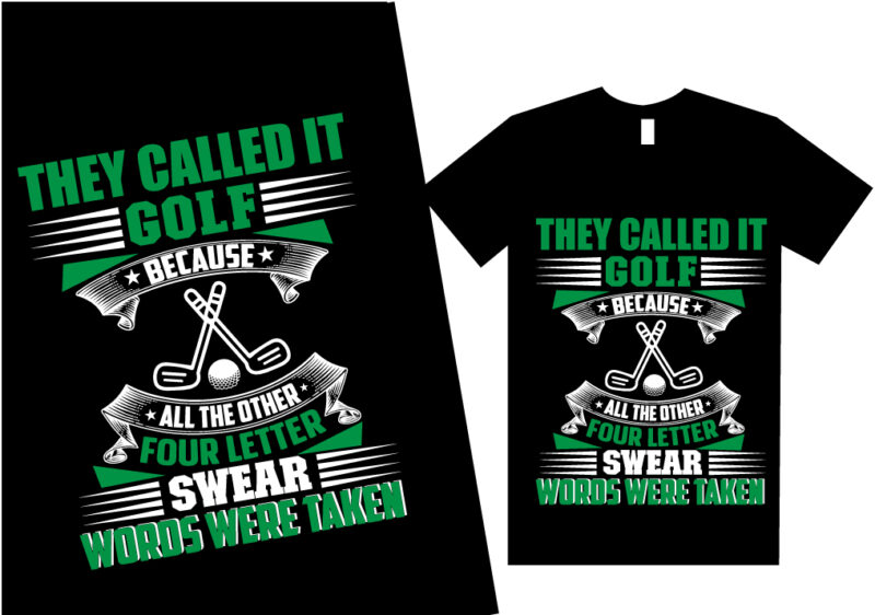 Golf Tournament T shirt Design