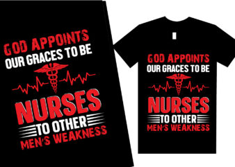 Nurse T shirt Design Template