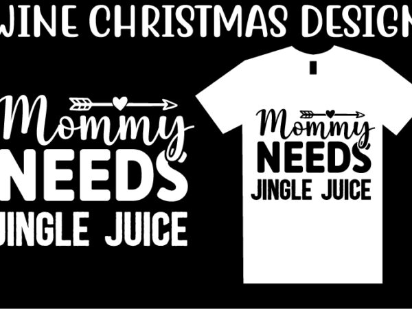 Wine christmas svg t shirt design