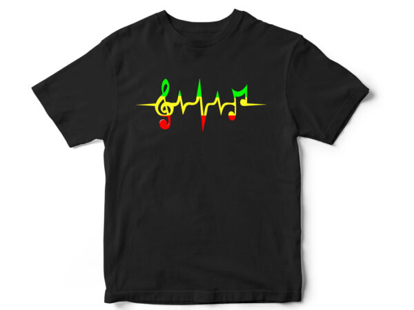 Music, reggae, music t-shirt, reggae t-shirt, music lover, music design, music notes, music vector