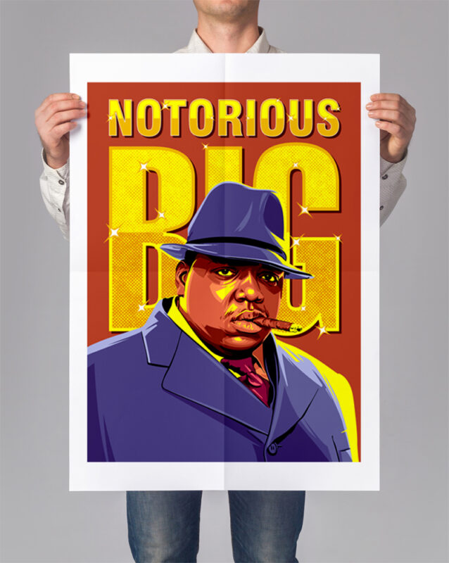 Hip Hop Poster Biggie Smalls Quote Notorious BIG Art Big 