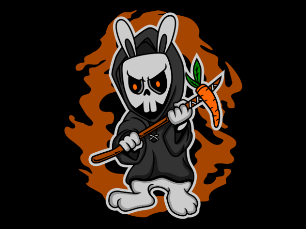 Rabbit the reaper t shirt design online