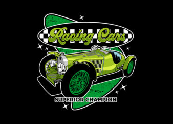 RACING CARS t shirt design online