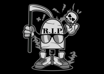 RIP CARTOON t shirt design online