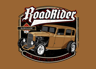 ROAD RIDER t shirt design online