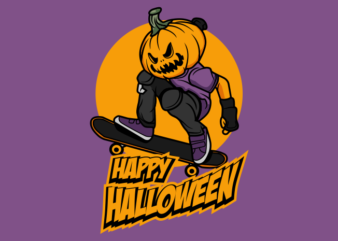 SKATEBOARD JACK O LANTERN