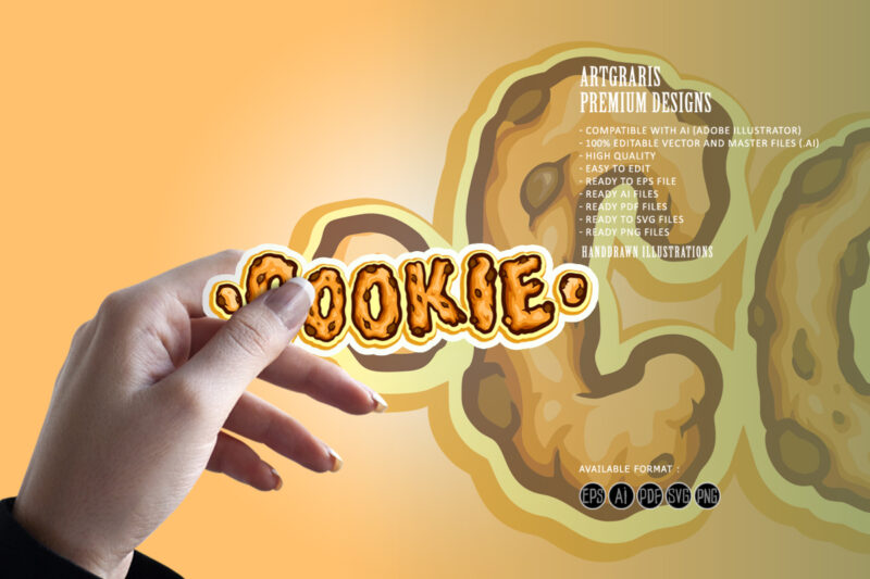 Cookie Biscuit Typeface Font Cartoon