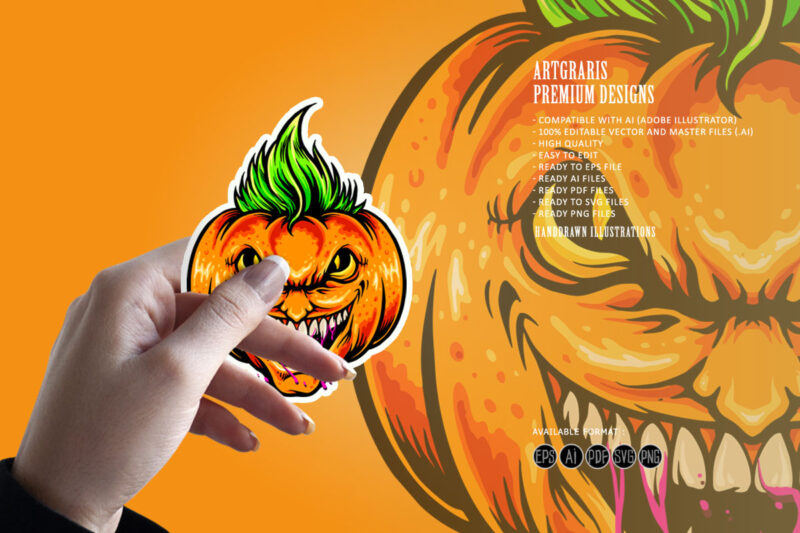 Halloween Joker Pumpkins