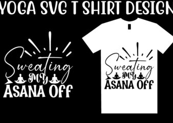 Yoga SVG T shirt Design Template