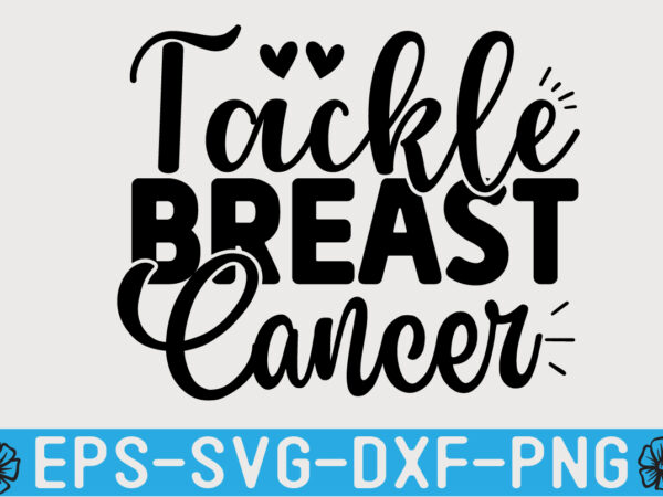 Breast cancer svg design template
