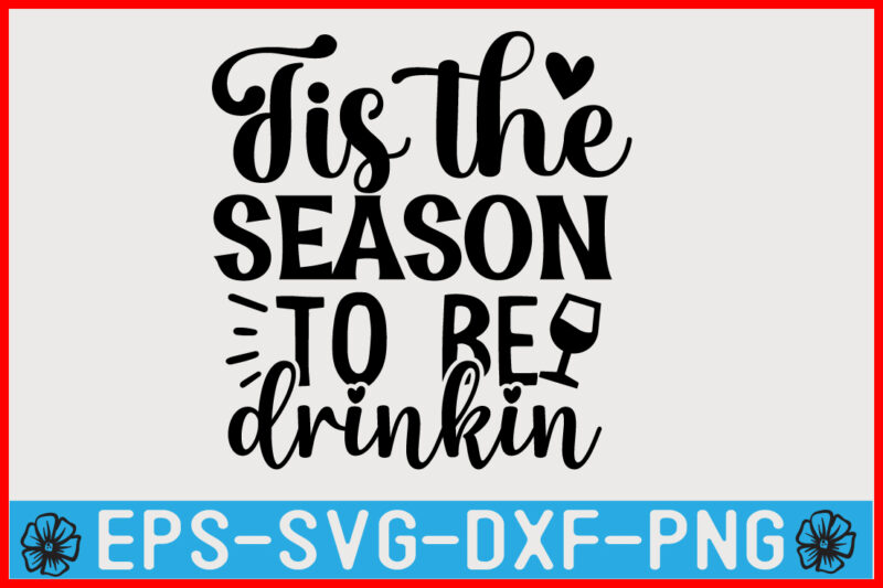 Wine Christmas T shirt Design Bundle