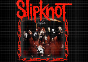 Slipknot Band Halloween Png, Slipknot Band, Slipknot Vintage Png, Halloween Png t shirt template vector