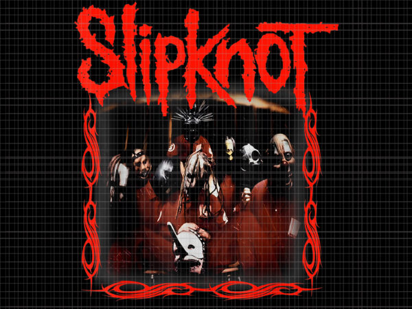 Slipknot band halloween png, slipknot band, slipknot vintage png, halloween png t shirt template vector