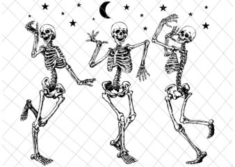 Dancing Skeleton Svg, Skeletons Happy Halloween Svg, Skeleton Halloween Svg, Dancing Halloween Svg t shirt vector illustration