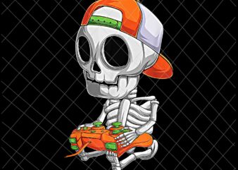 Skeleton Halloween Video Gamer Png, Skeleton Png, Skeleton Gamer Png, Skeleton Halloween Png t shirt template vector