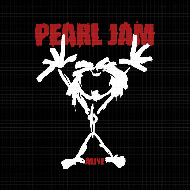 Pearls Jams Alive Svg, 90’s Music, Jam Alive Logo