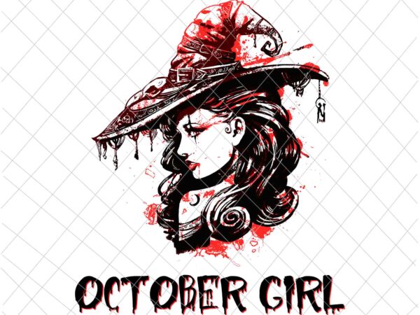 October girl halloween svg, girl face eys svg,, october birthday svg, witch birthday halloween vector, girl halloween svg