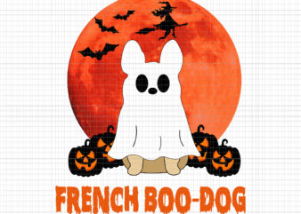 French Boo Dog Png, French Boo Dog Halloween, Boo Dog Png, Boo Dog vector, Boo Png, Boo Halloween, Halloween vector