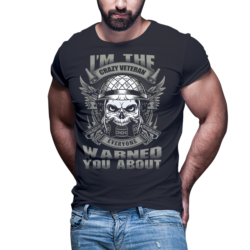 54 American Veteran Skull bundle t shirt template