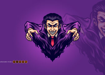 Vampire Attack Dracula Illustrations