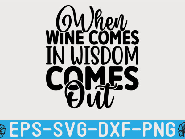 Wine bag svg design template