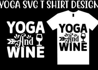 Yoga SVG T shirt Design Template