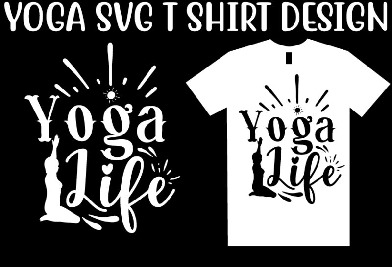 Yoga T shirt Design Bundle