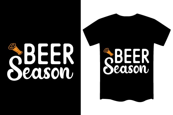 Beer svg t shirt design template