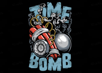 Time Bomb t shirt designs for sale
