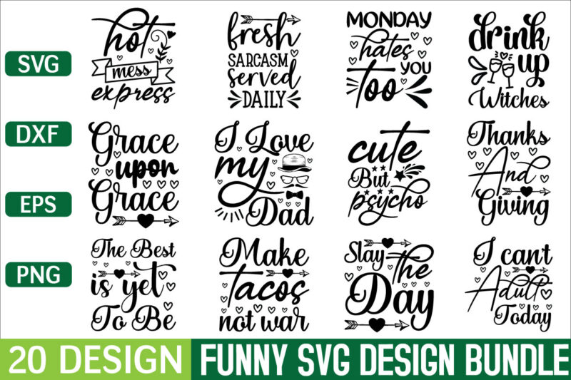 Funny SVG bundle t shirt design for sale