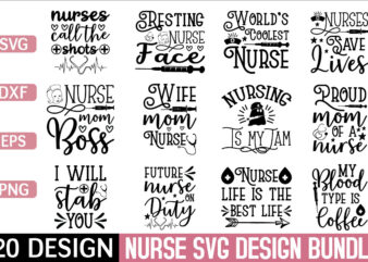 Nurse svg bundle graphic t shirt