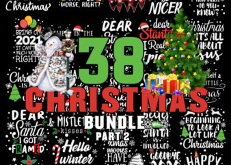Christmas Bundle SVG Part 2, Merry Christmas svg, Christmas lights svg, christmas svg, snowman svg, Christmas Truck svg For Cricut Silhouette t shirt vector file