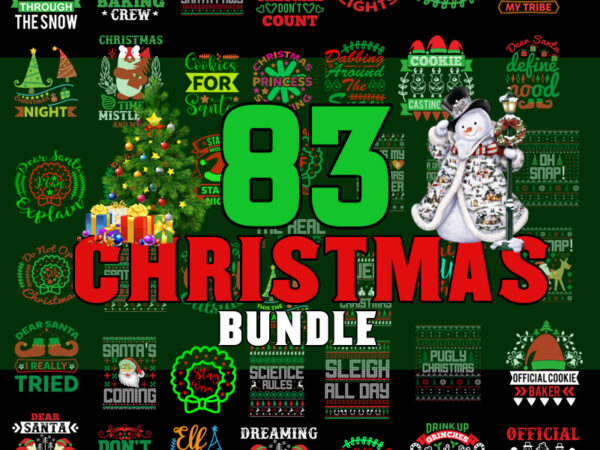 Christmas bundle svg, merry christmas svg, christmas lights svg, christmas svg, snowman svg, christmas truck svg for cricut silhouette t shirt vector file
