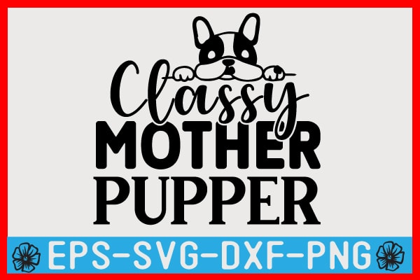 Dog SVG T shirt Design Template