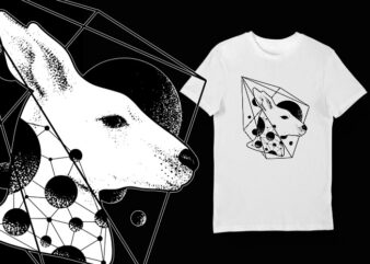 Artistic T-shirt Design – Animals Collection: Kangaroo
