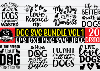 Dog svg bundle t shirt template